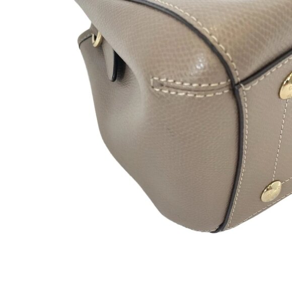 COACH - F34853 Beige Leather Tote Bag - Picture 5 of 8